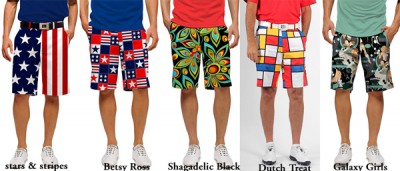 loudmouth golf shorts 38